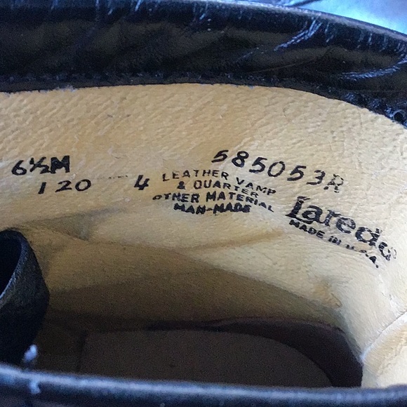 Laredo Lace Up Roper Boots - Picture 8 of 8